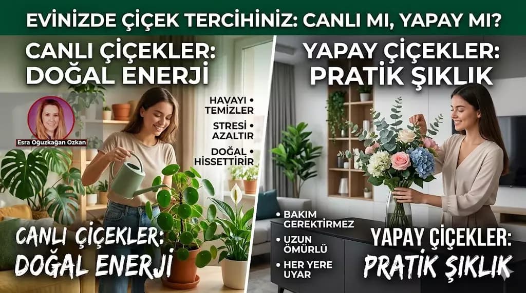 Evinizdeki çiçek seçimi karakterinizi yansıtıyor