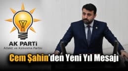 AK Parti Karabük Milletvekili Şahin'den Yeni Yıl Mesajı