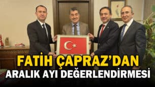 Başkan Çarpaz Aralık Ayını Değerlendirdi