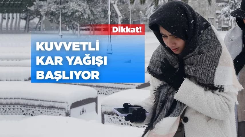 Karabük Valiliğinden Kar Uyarısı