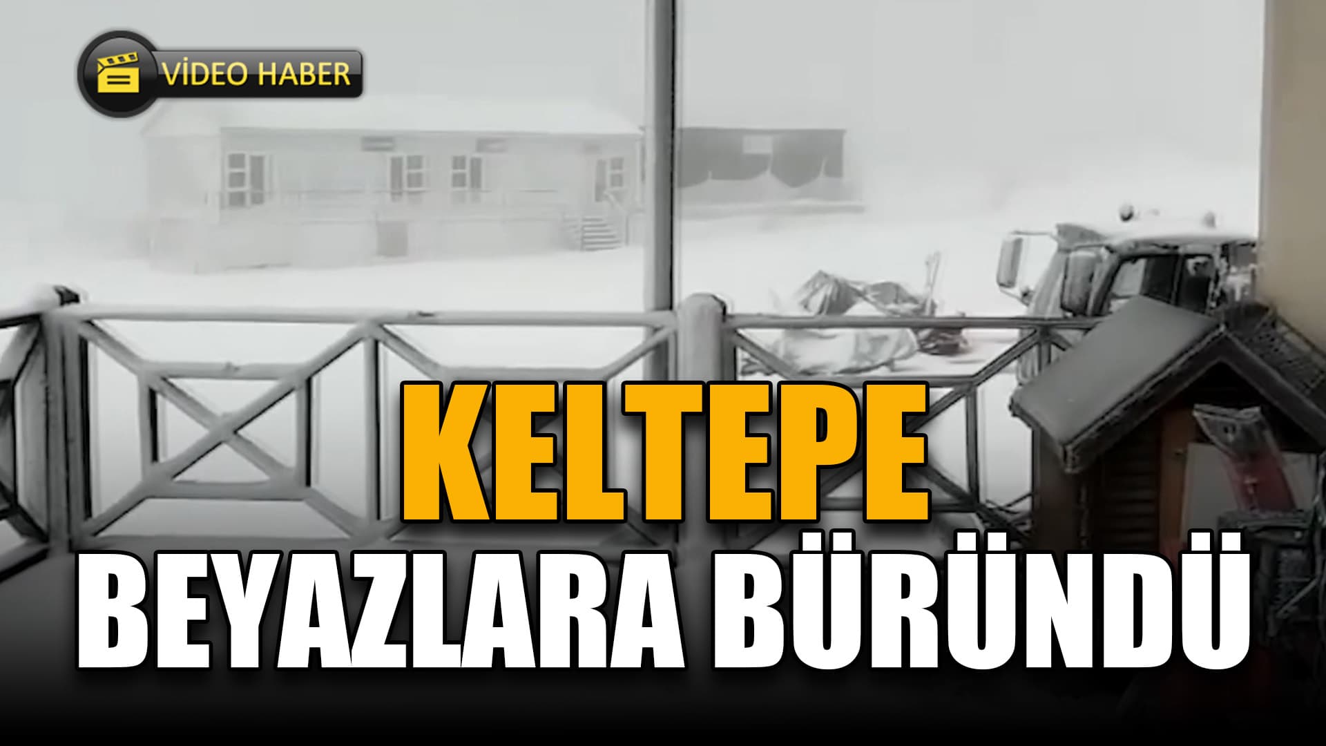 Keltepe Kayak Merkezi Karla Kaplandı