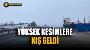 Karabük'te Yüksek Kesimlerinde Kar Yağışı Etkili Oldu