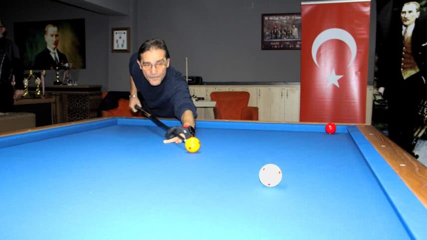 Sinop'ta Valilik Kupası 3 Bant Bilardo Turnuvası sona erdi