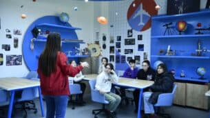 Bilim Samsun'da ilk Türk astronot için "Uzay" temalı atölye etkinlikleri yapıldı