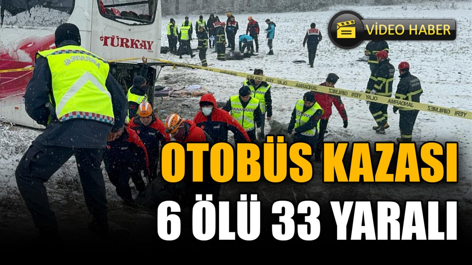 Kastamonu'da Yolcu Otobüsünün Devrildiği Kazada Ölü Sayısı 6'ya Yükseldi