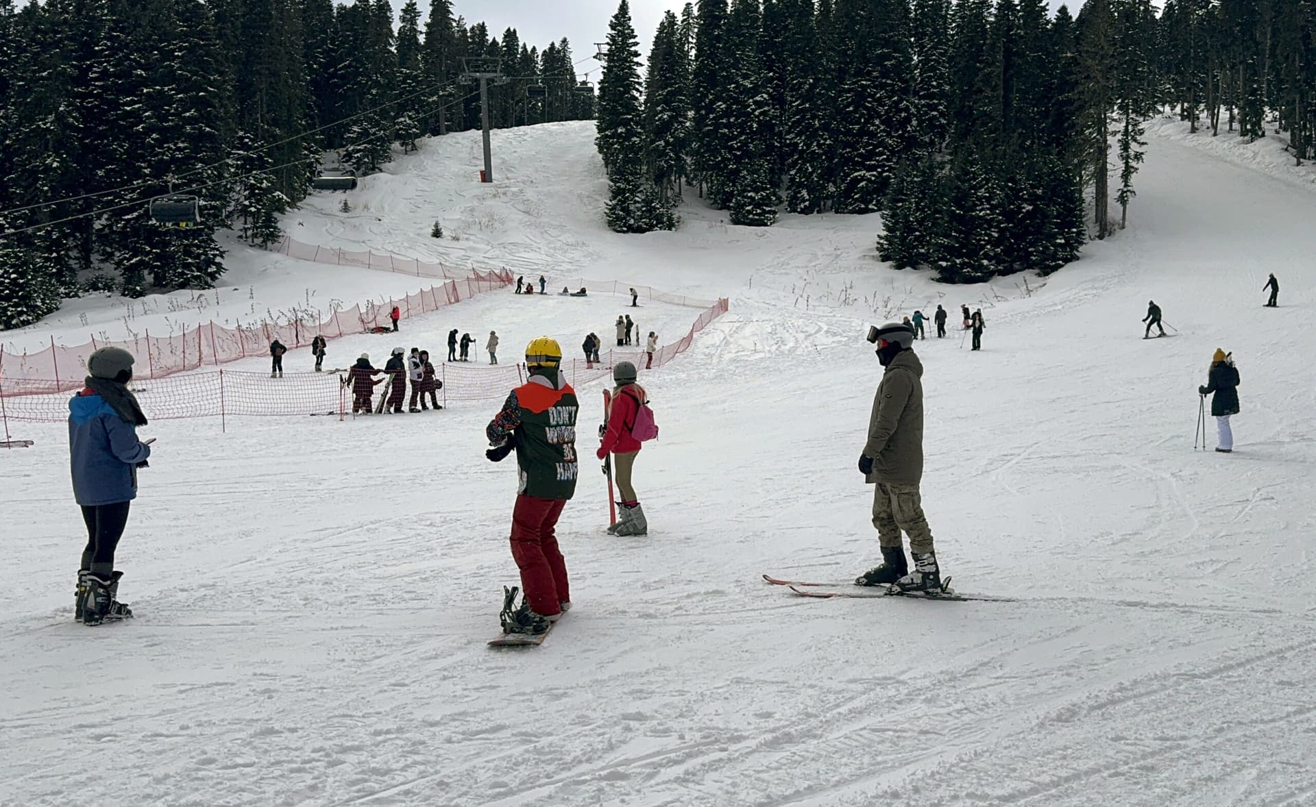 Ilgaz Dağı'nda işletmeciler de ziyaretçiler de yarıyıl tatilinden memnun kaldı