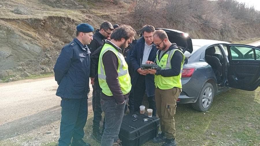 Niksar'da heyelan oluşan Günebakan köyünde risk haritası çıkarılıyor