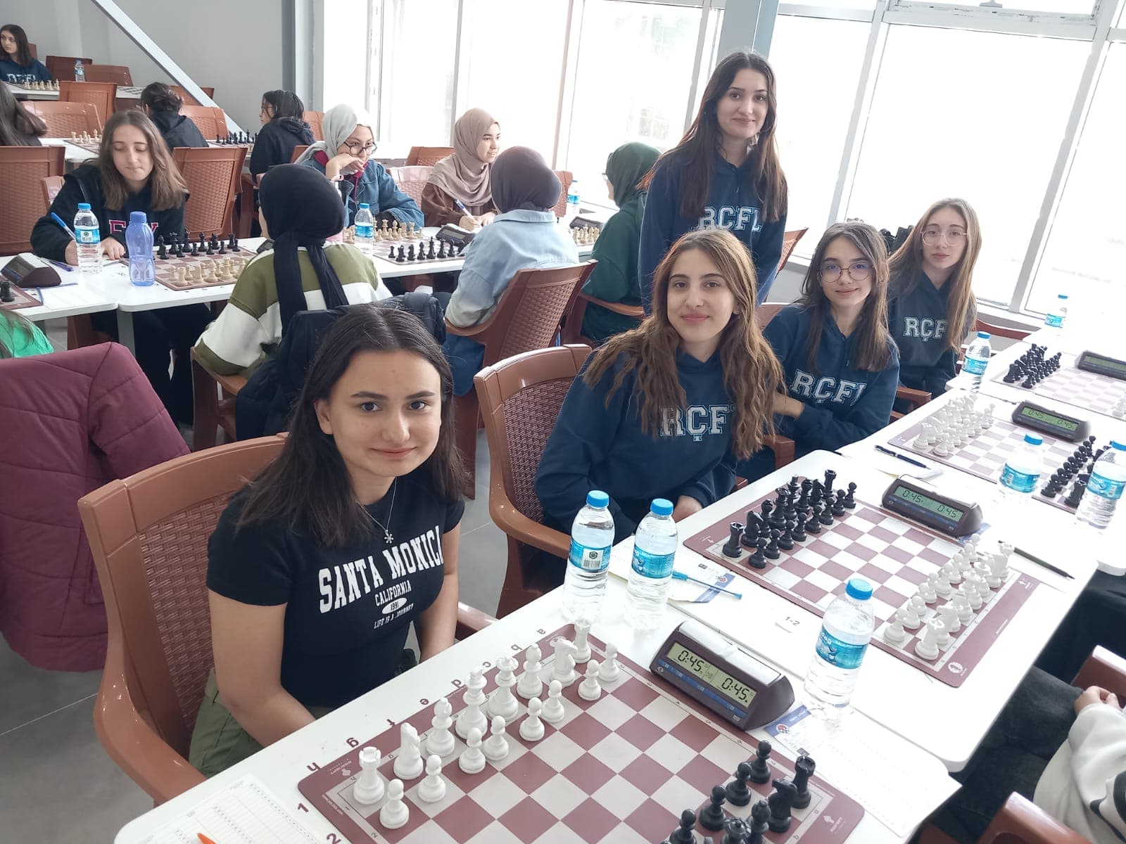 Satrançta Kavak Rıdvan Çelikel Fen Lisesi öğrencileri il birincisi oldu