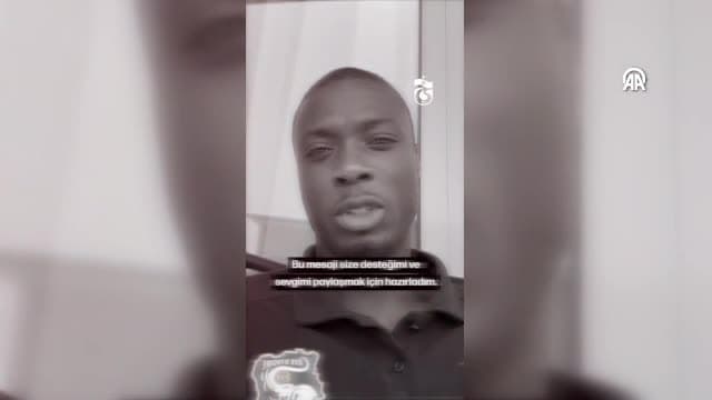 Trabzonsporlu oyuncular Paul Onuachu ve Nicolas Pepe'den taraftarlara mesaj