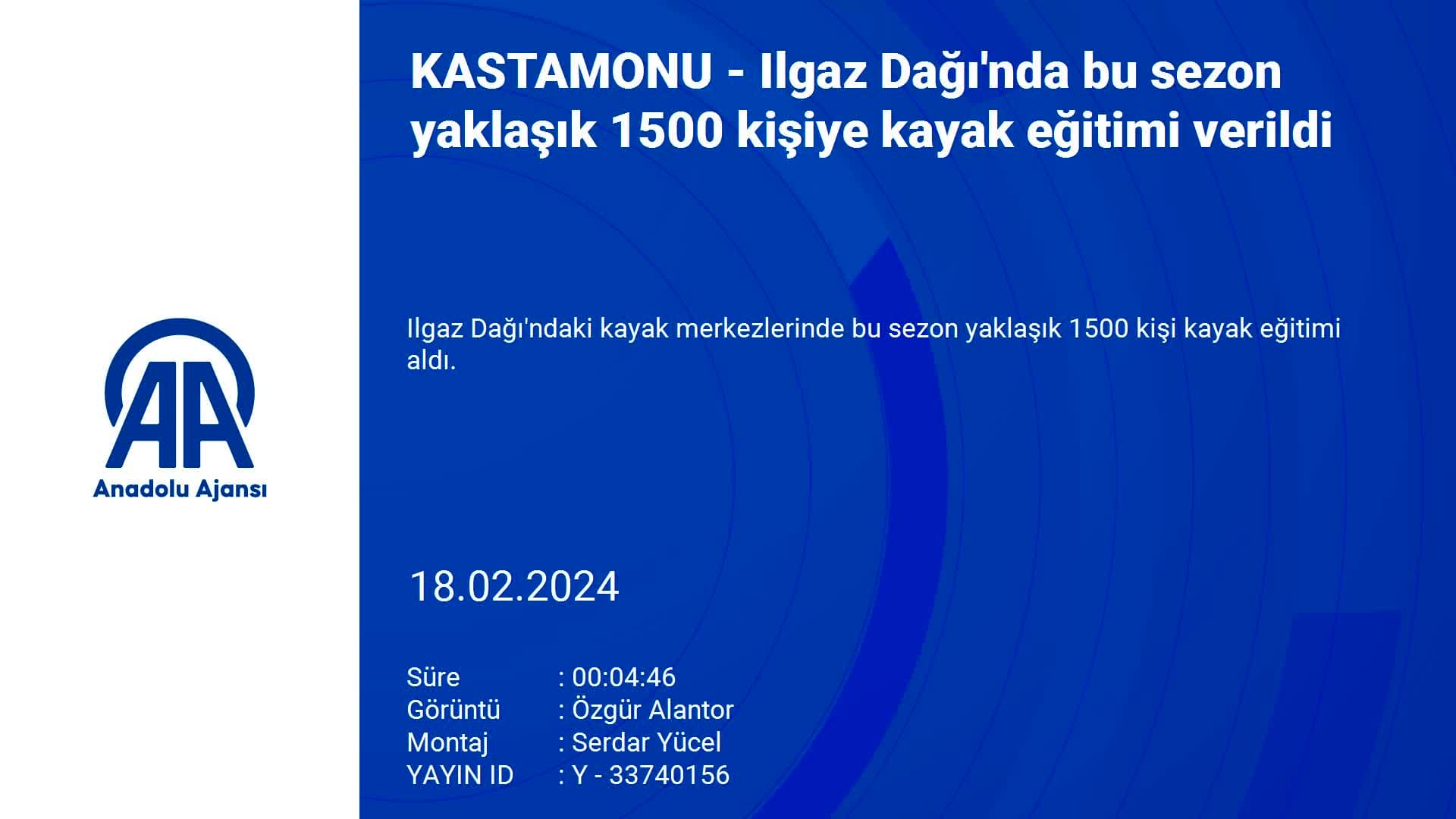 Ilgaz Dağı'nda bu sezon yaklaşık 1500 kişiye kayak eğitimi verildi