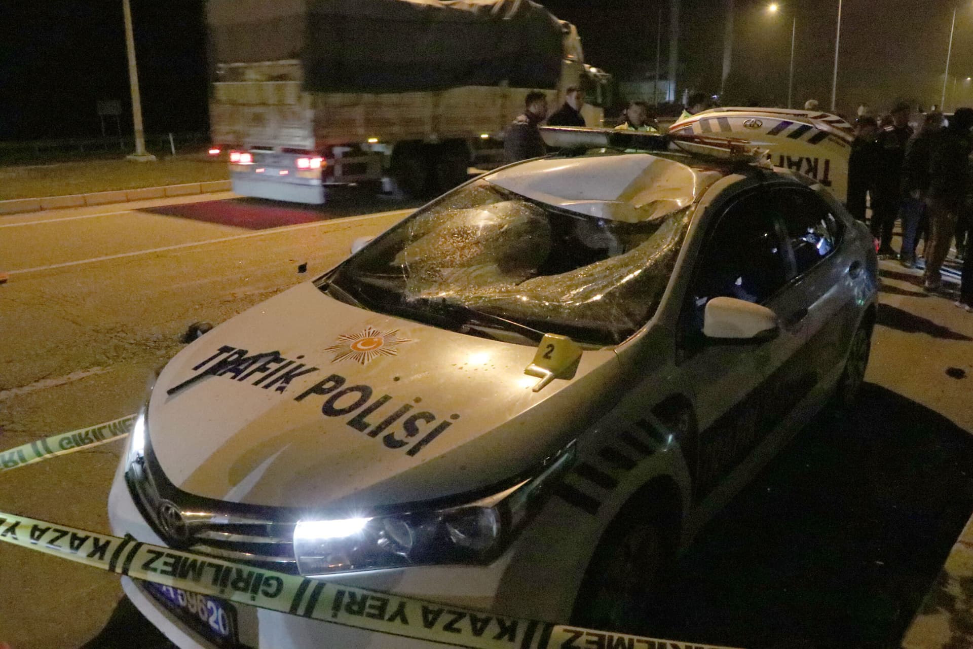 Samsun'da kaçan aracın çarptığı polis memuru şehit oldu