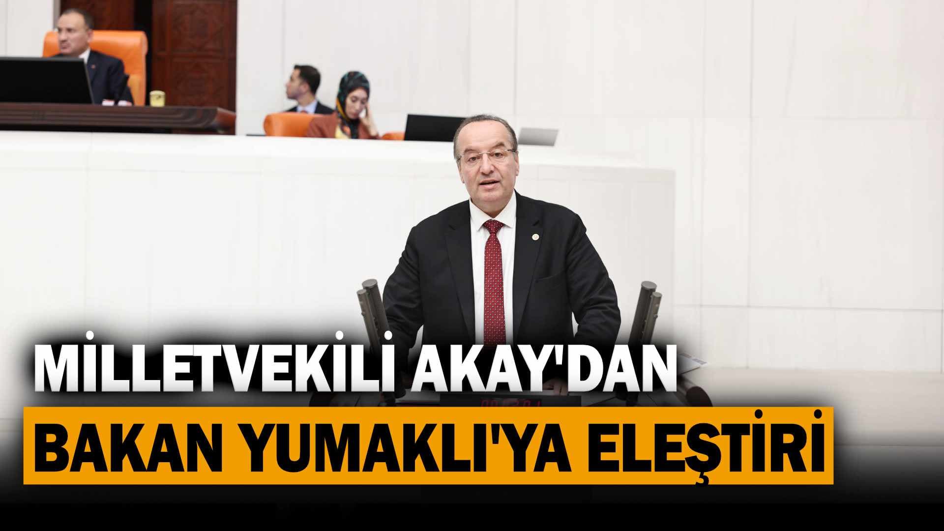Milletvekili Akay “ Bakam Yumak’lı 14 yıldır Karabük’ü cezalandırdıklarını itiraf etmiştir”