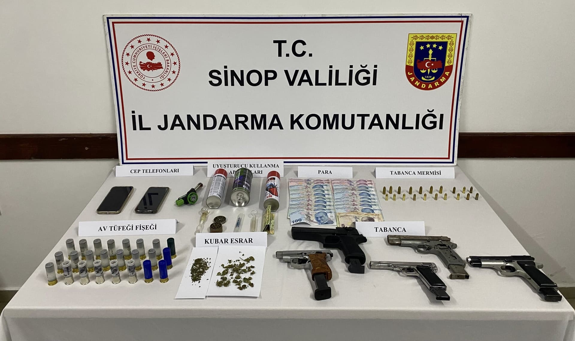 Sinop'ta silahlı yağma olayına ilişkin 2 kişi tutuklandı