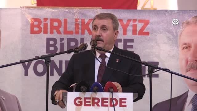 BBP Genel Başkanı Destici, Bolu'da iftar programında konuştu: