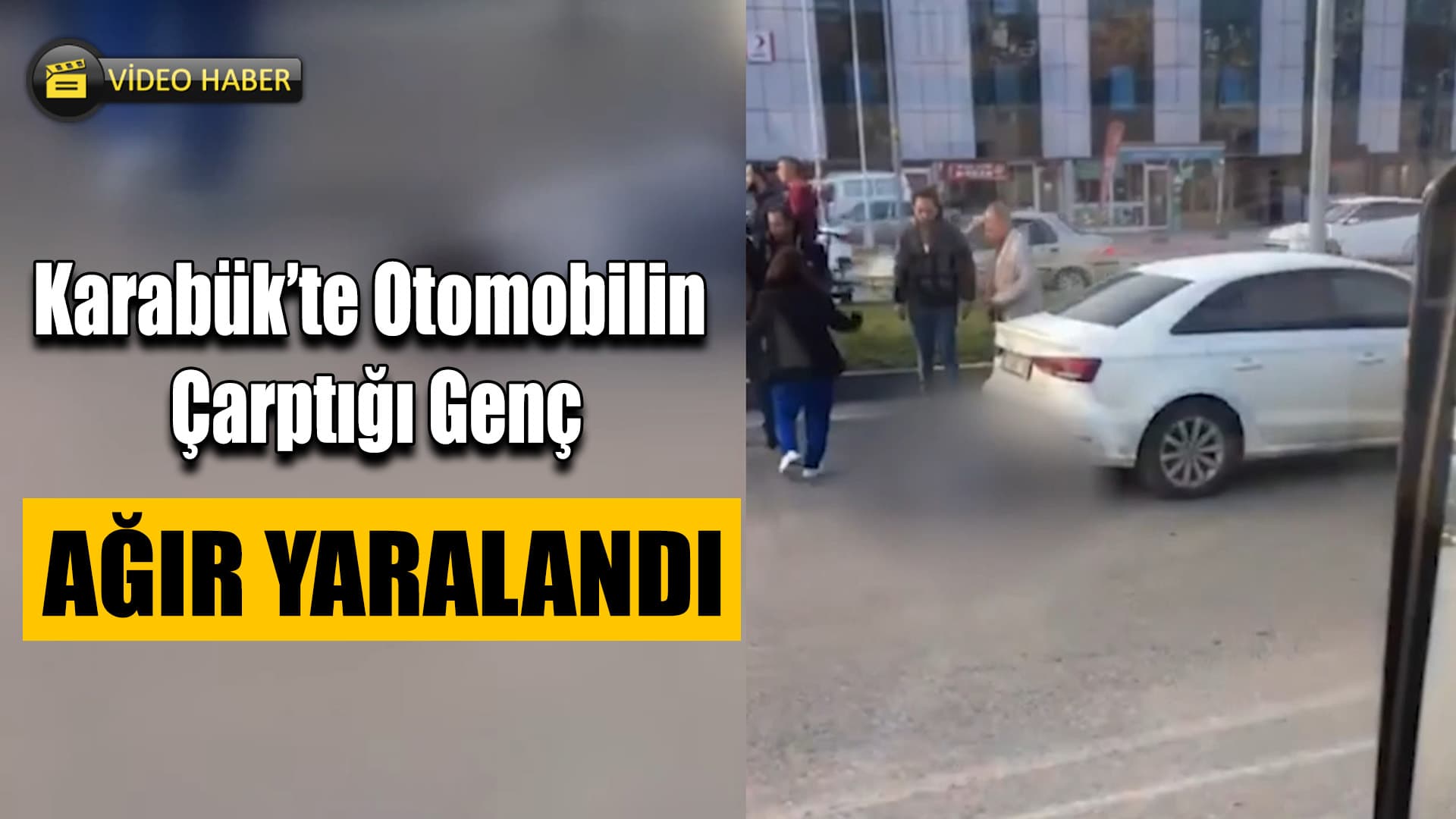 Karabük'te Otomobilin Çarptığı Genç Ağır Yaralandı
