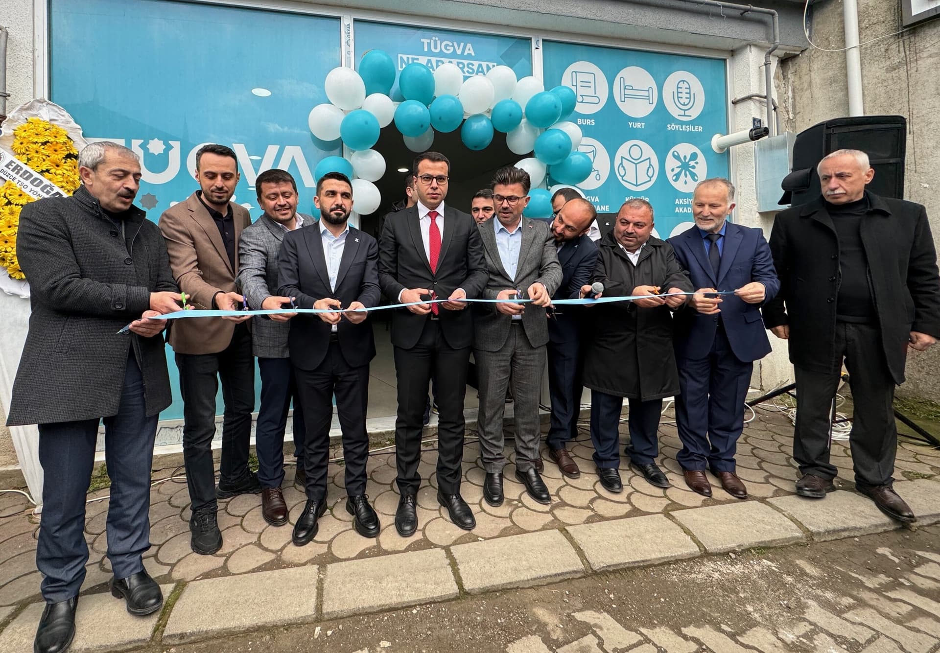 TÜGVA Genel Başkanı Beşinci, Düzce'de temsilcilik açılışına katıldı