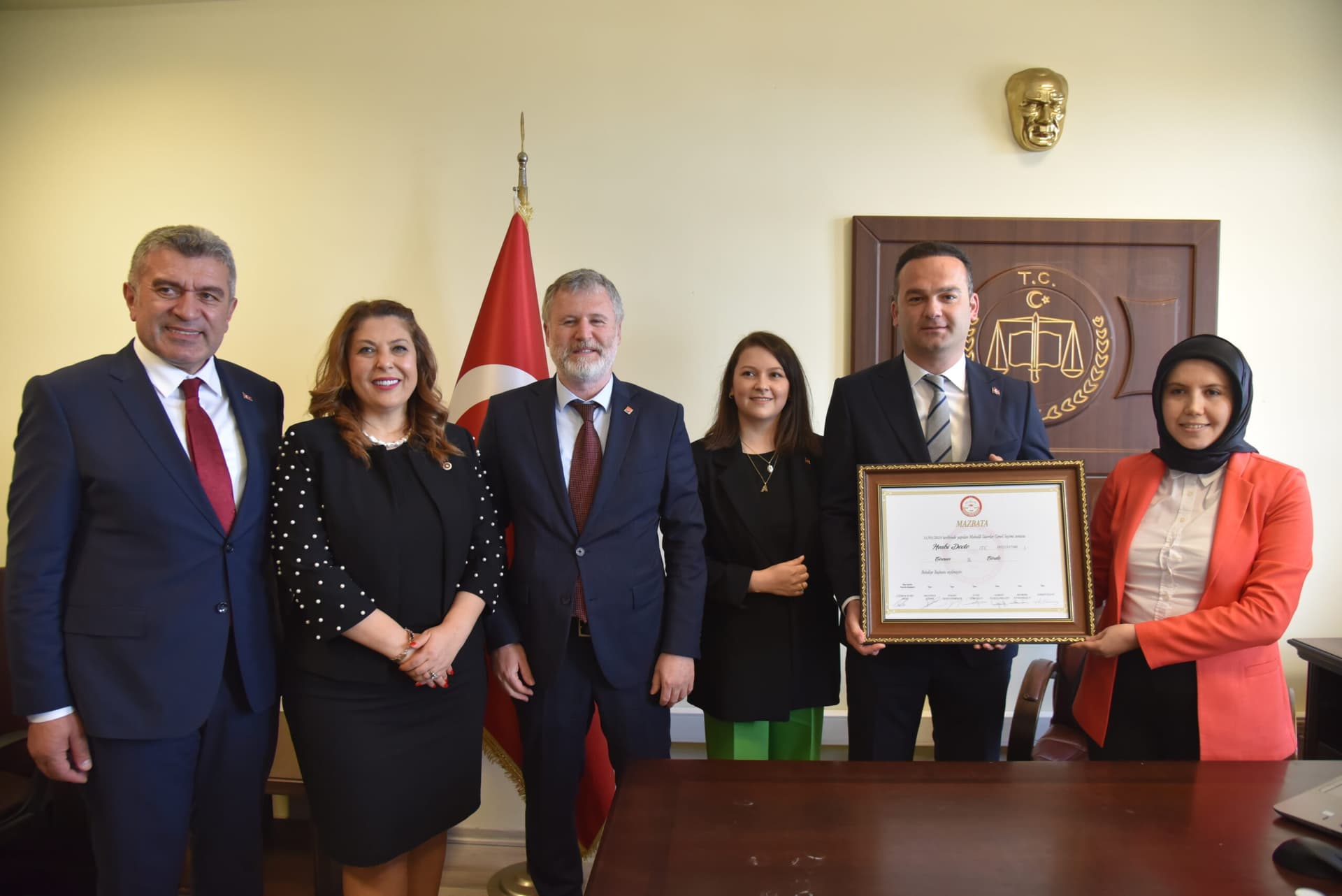 Görele Belediye Başkanı Dede, görevine başladı