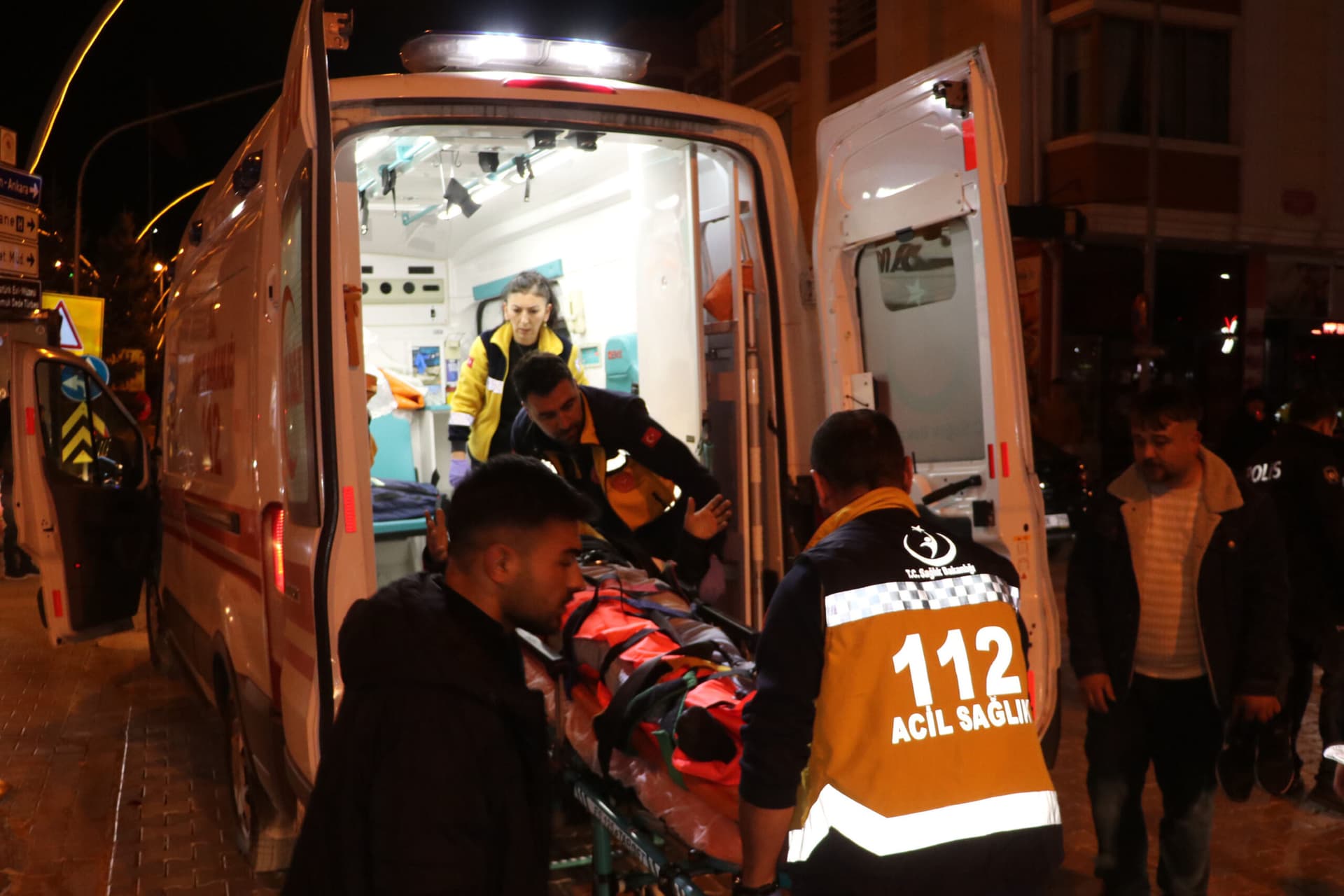 Samsun'da otomobil ile çarpışan motosikletin sürücüsü yaralandı