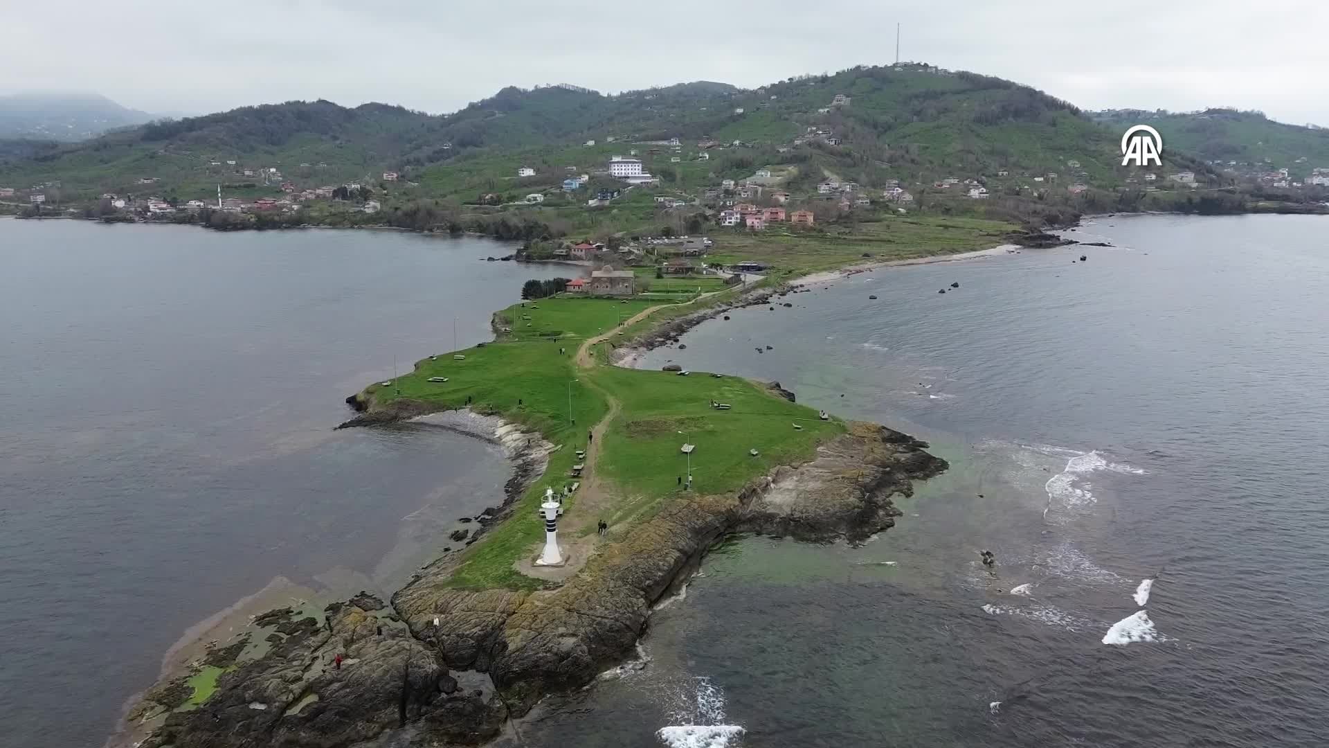 Ordu'nun Yason Burnu bayram tatilinde ziyaretçilerini ağırlıyor