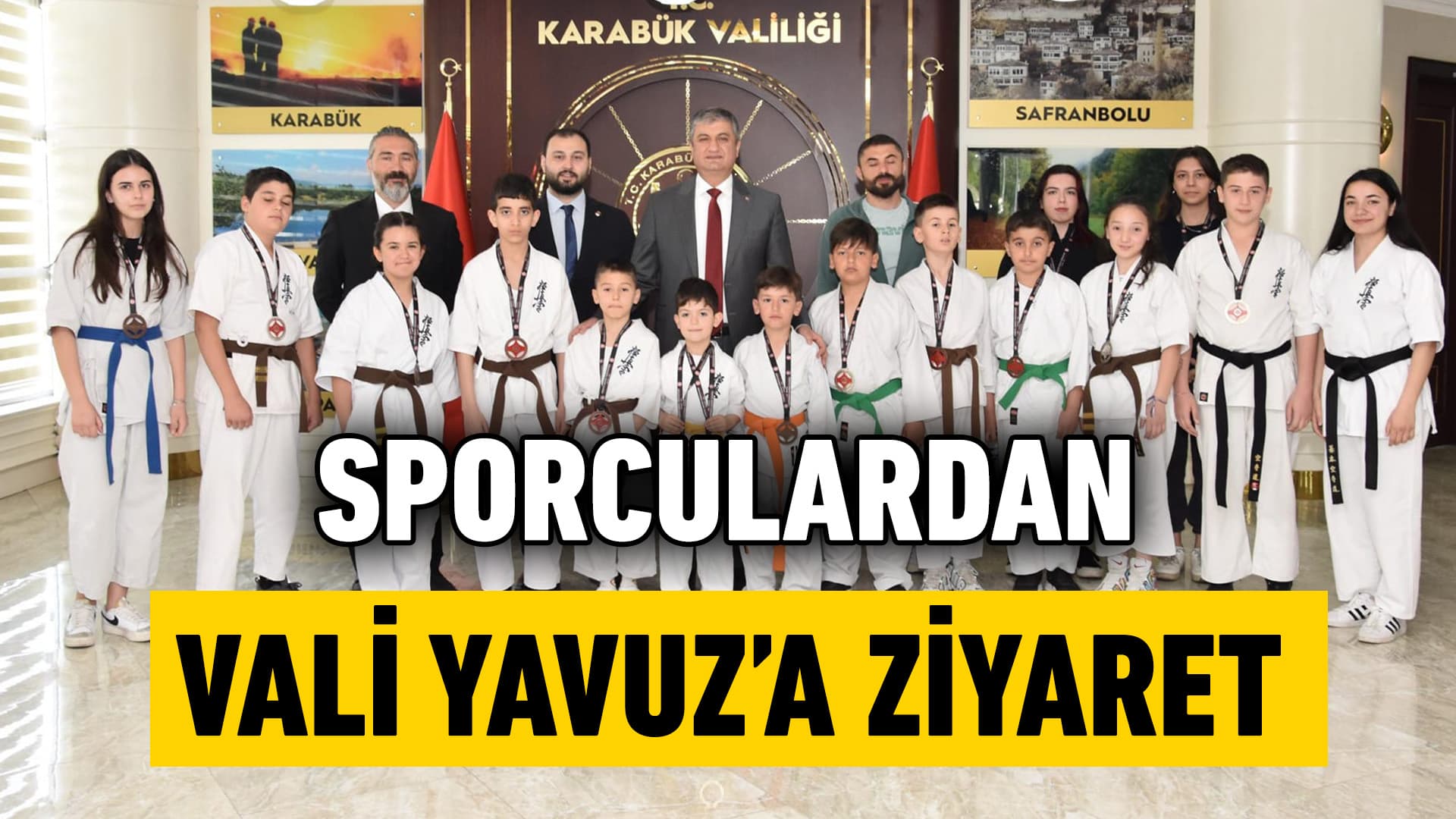 Sporculardan Vali Yavuz’a ziyaret