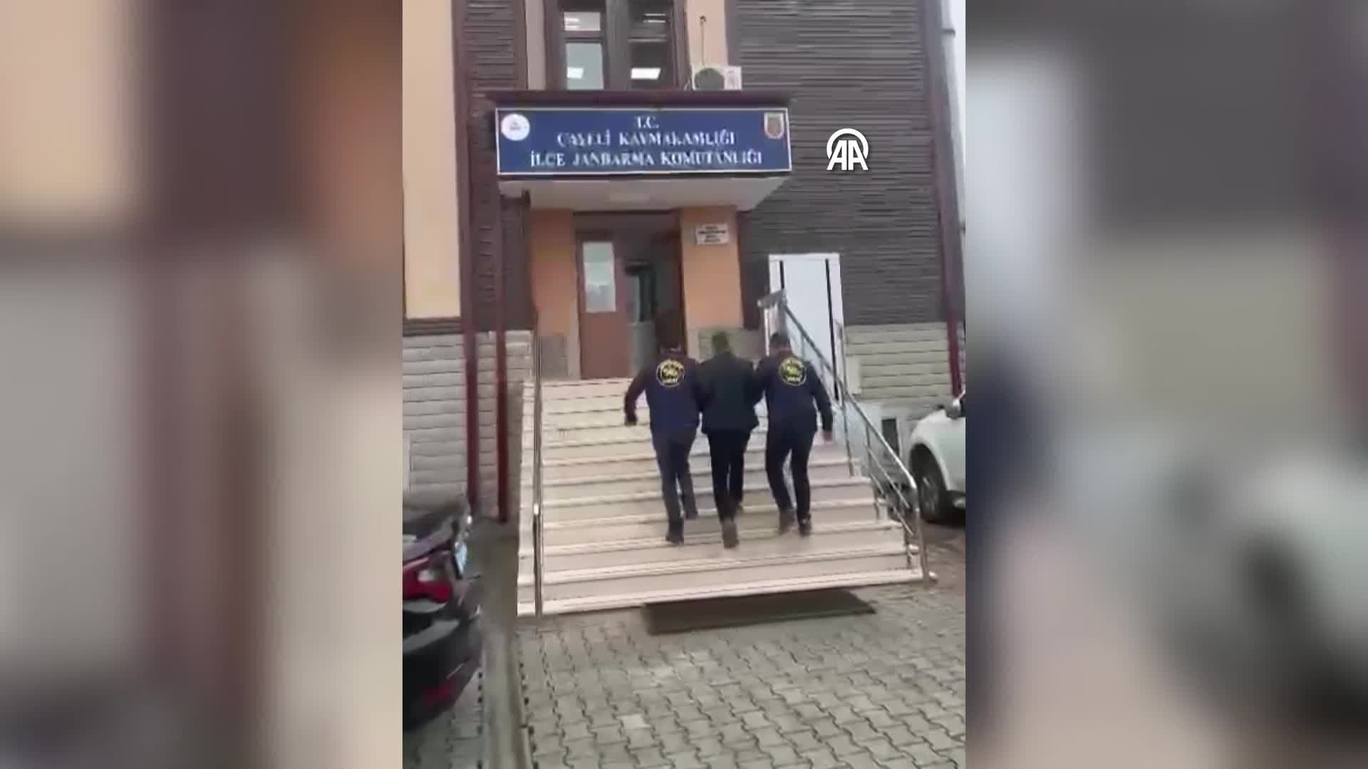 Rize'de tartıştığı arkadaşını tabancayla vurarak öldüren zanlı yakalandı