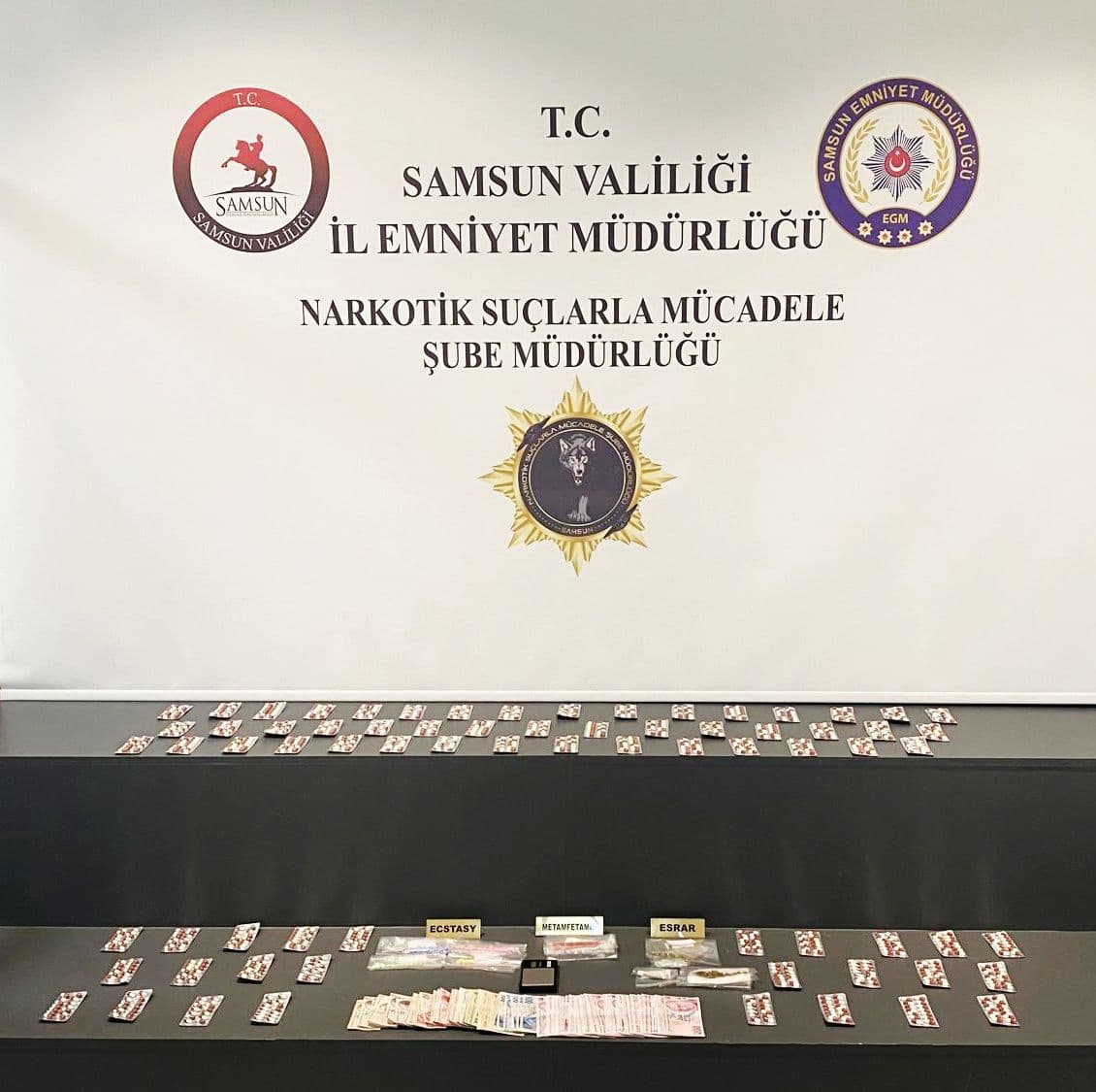 Samsun'da düzenlenen uyuşturucu operasyonunda bir zanlı yakalandı