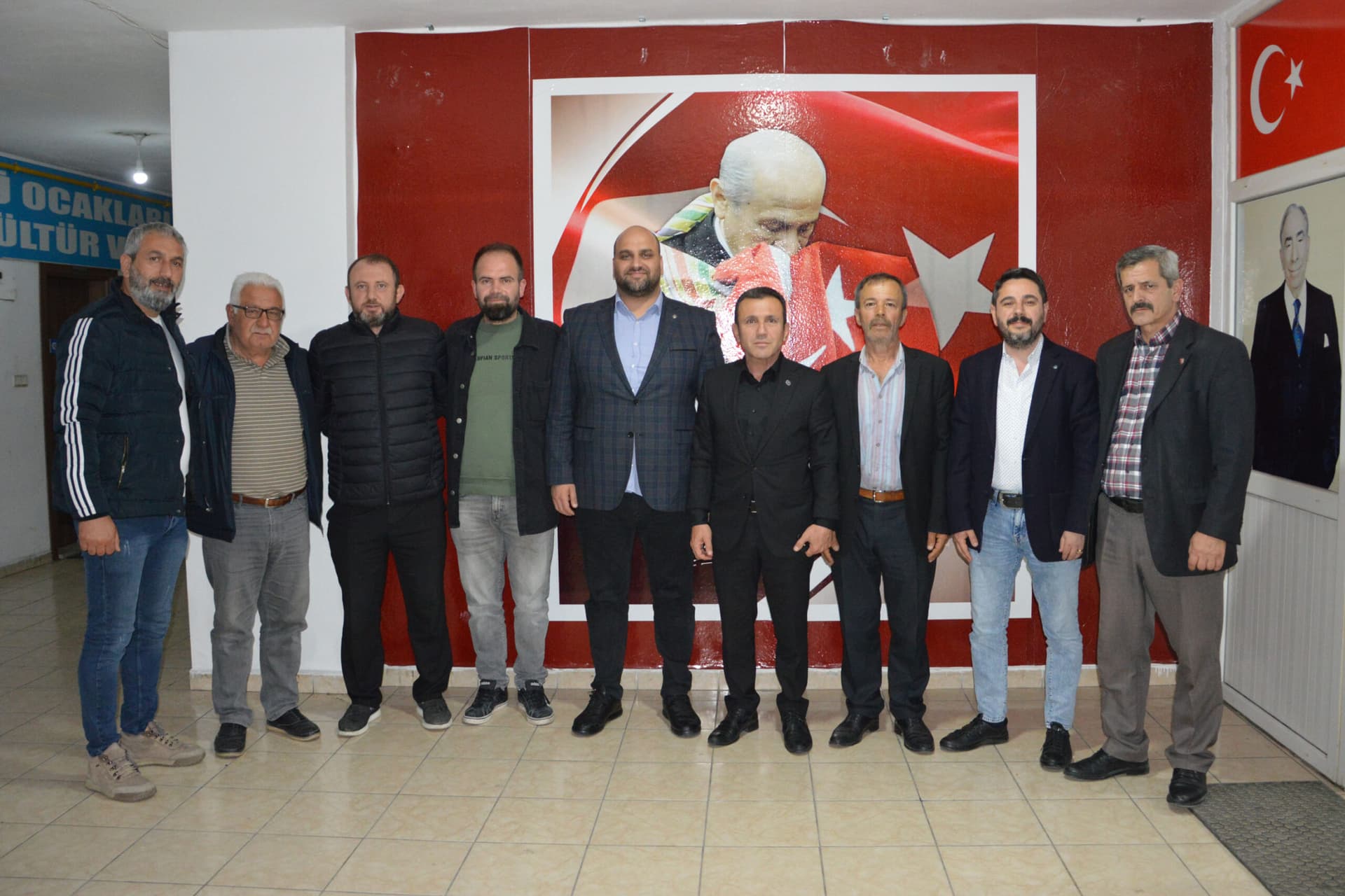 Türk Eğitim-Sen Samsun Şubesinden MHP Havza ilçe teşkilatına ziyaret