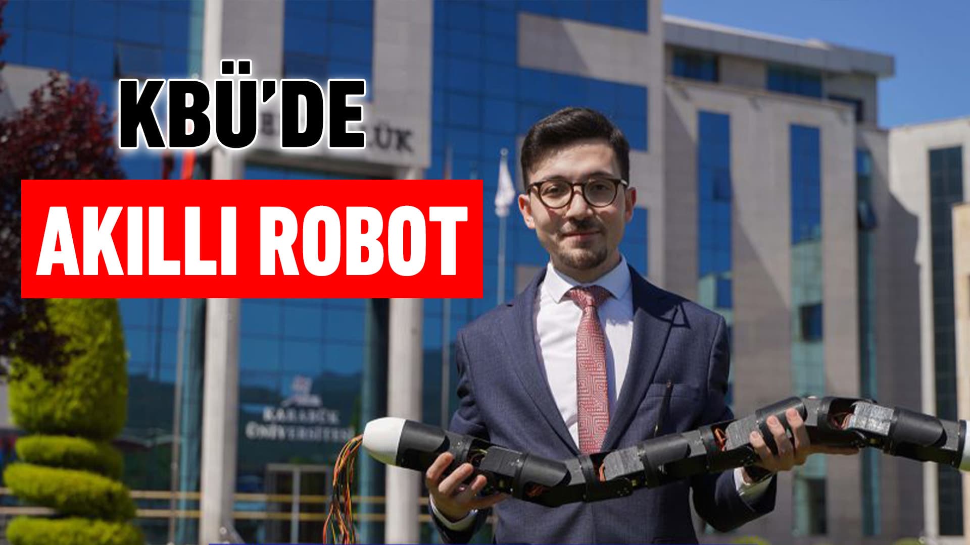 KBÜ’de Biyomimetik Akıllı Yılanımsı Robot Geliştirildi