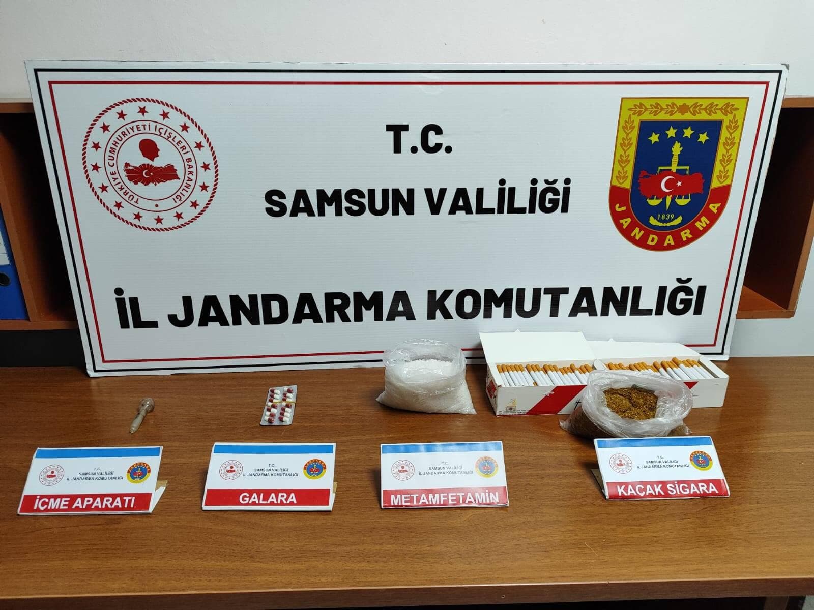 Samsun'da uyuşturucu operasyonunda bir zanlı yakalandı