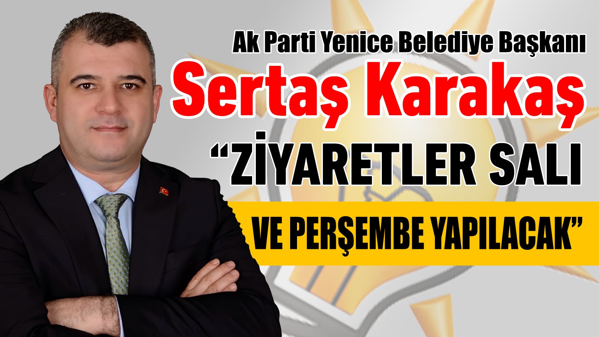 Ziyaretler Salı ve Perşembe günü yapılacak