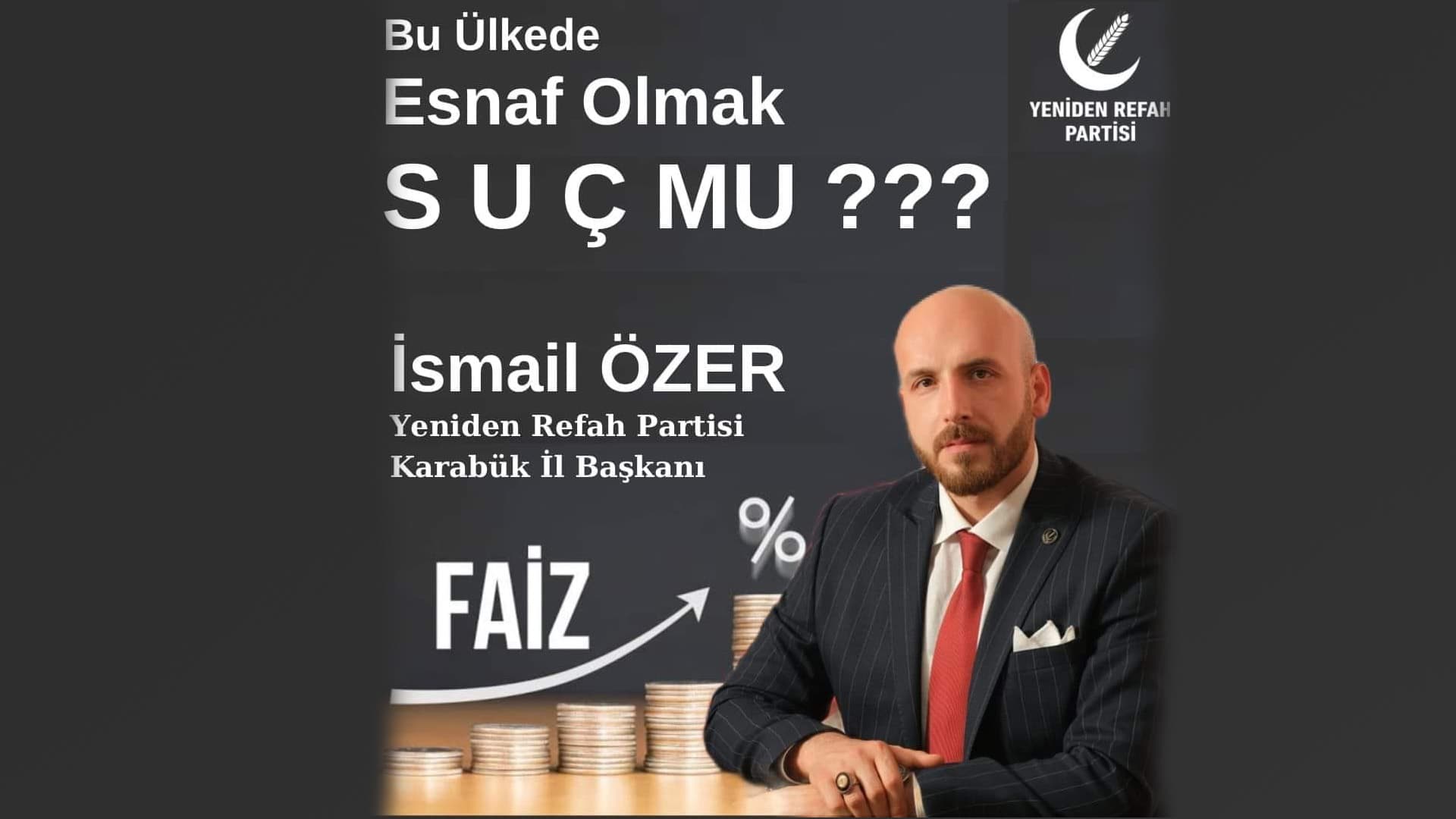İsmail Özer: “Bu Yanlıştan Dönülmeli"