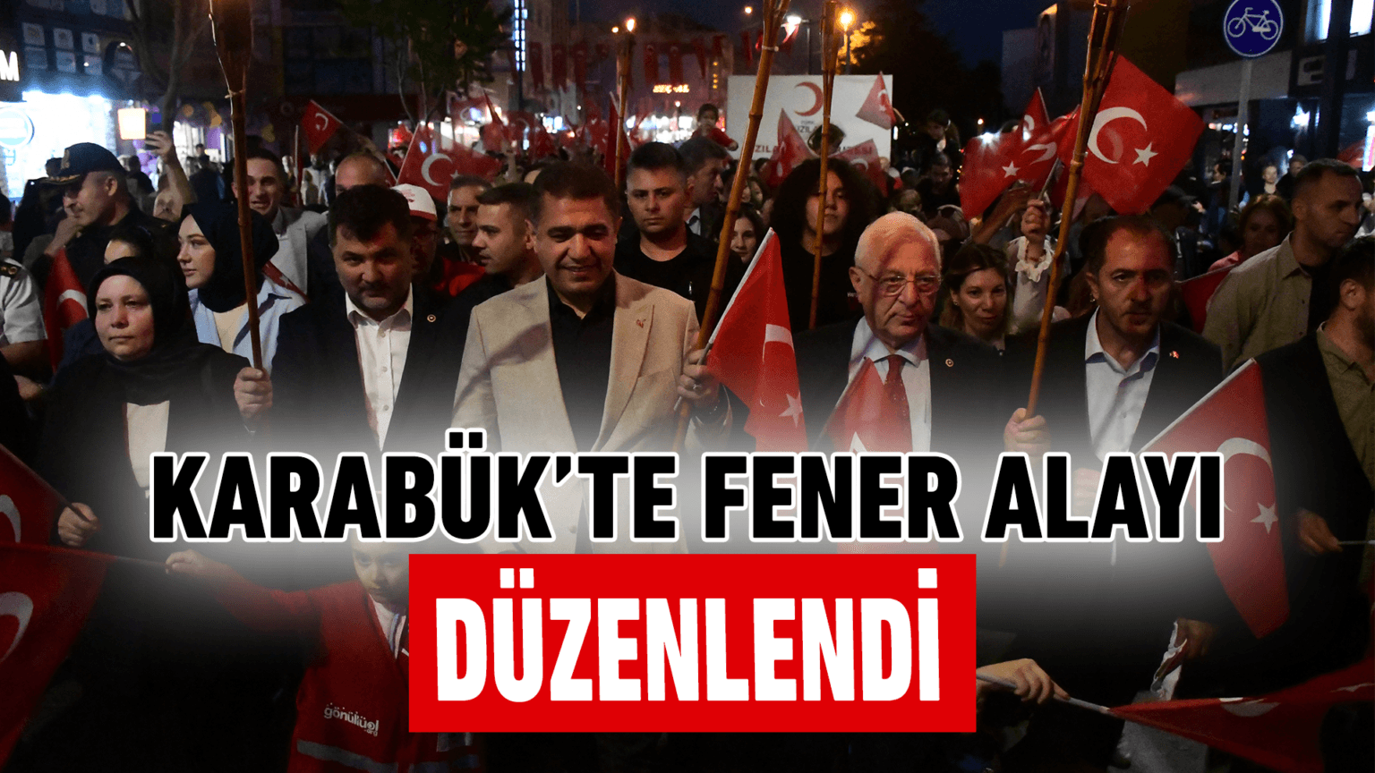 Karabük'te fener alayı düzenlendi