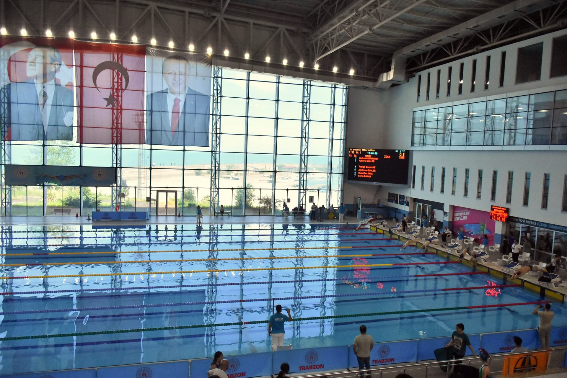 Paletli Yüzme Küçükler, Yıldızlar, Gençler Türkiye Birinciliği, Trabzon'da sona erdi