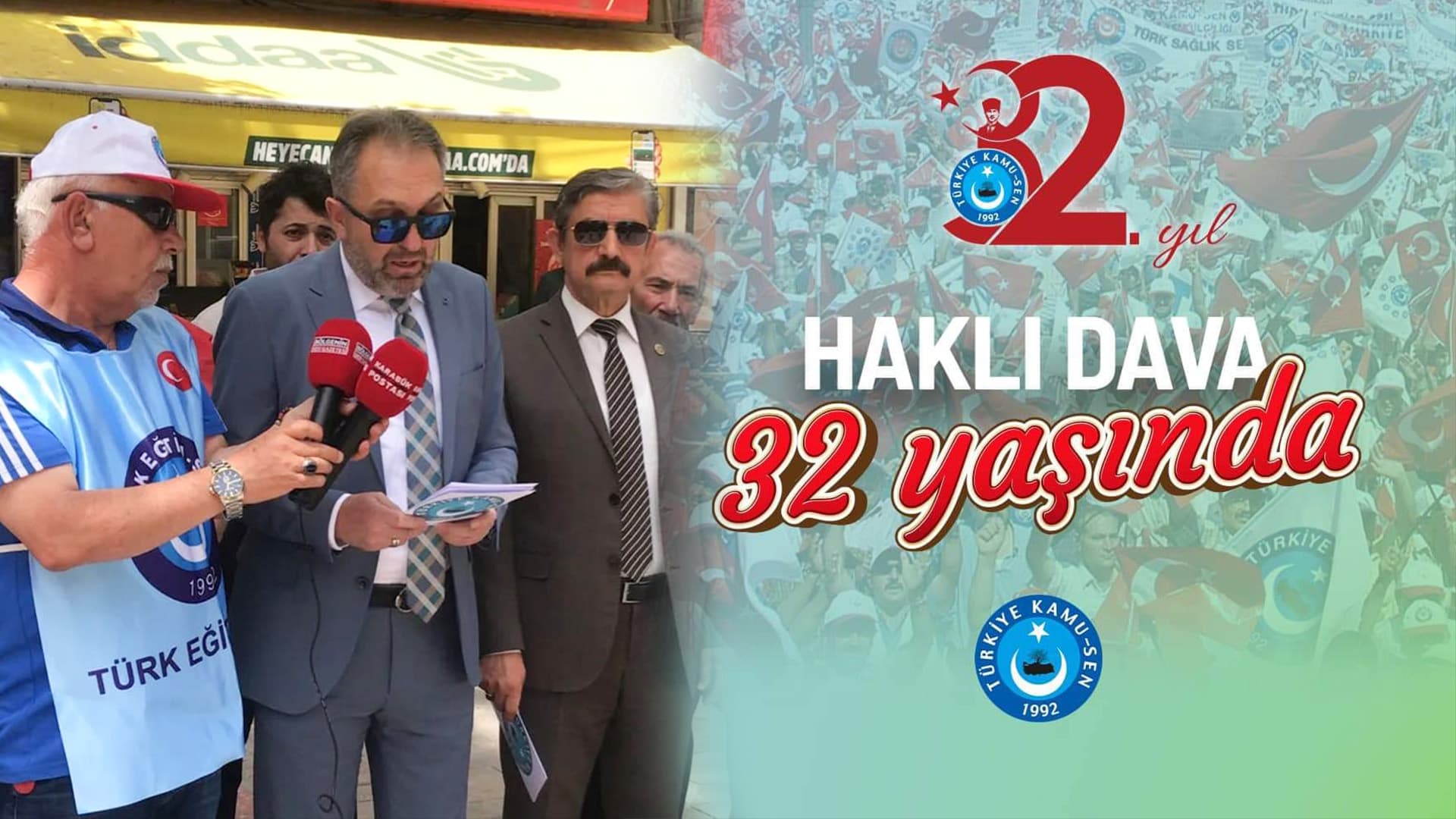 Türkiye Kamu-Sen 32 yaşında