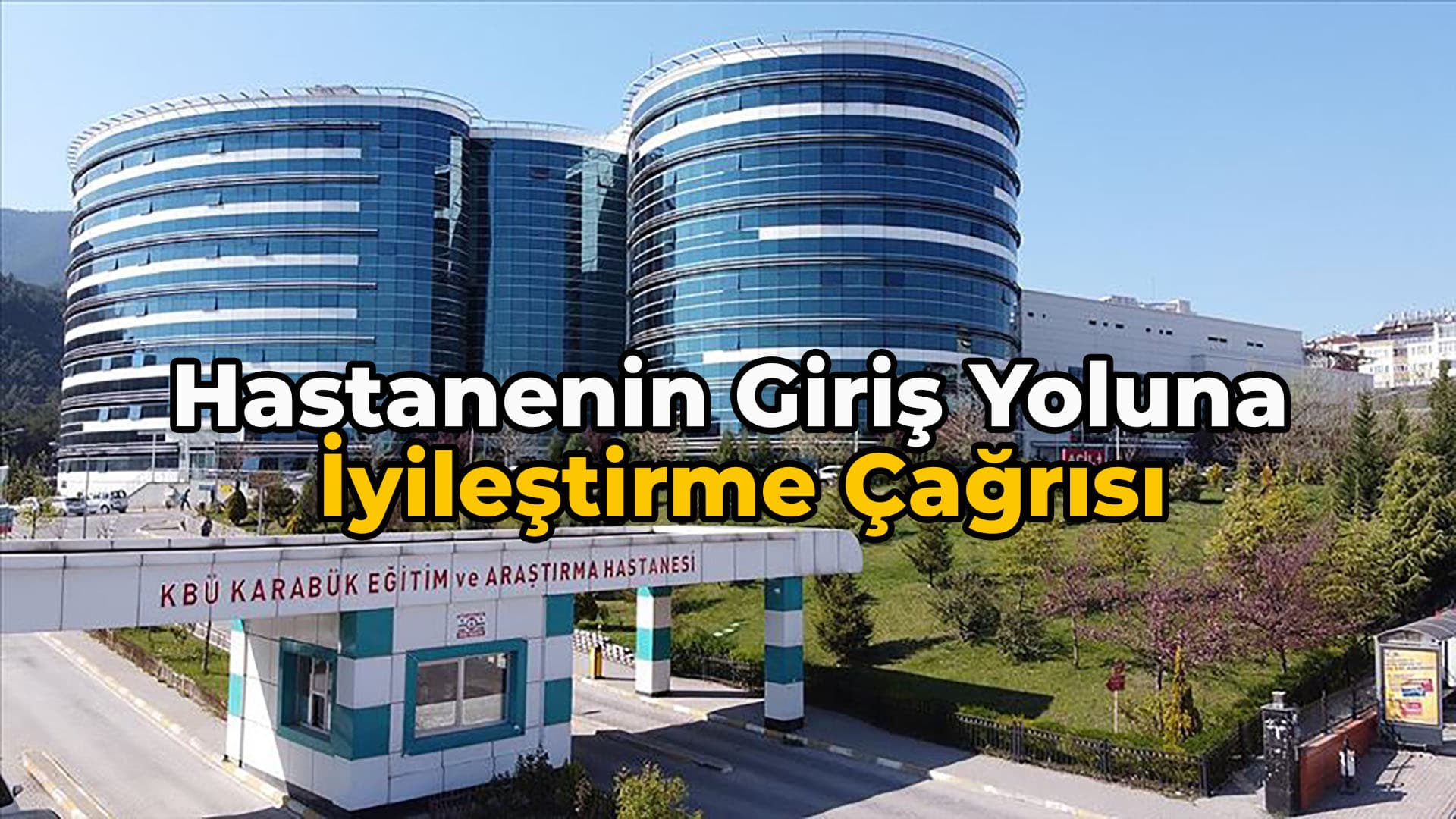 Vatandaşlar, Hastanenin Giriş Yolunun Düzeltilmesini İstiyor