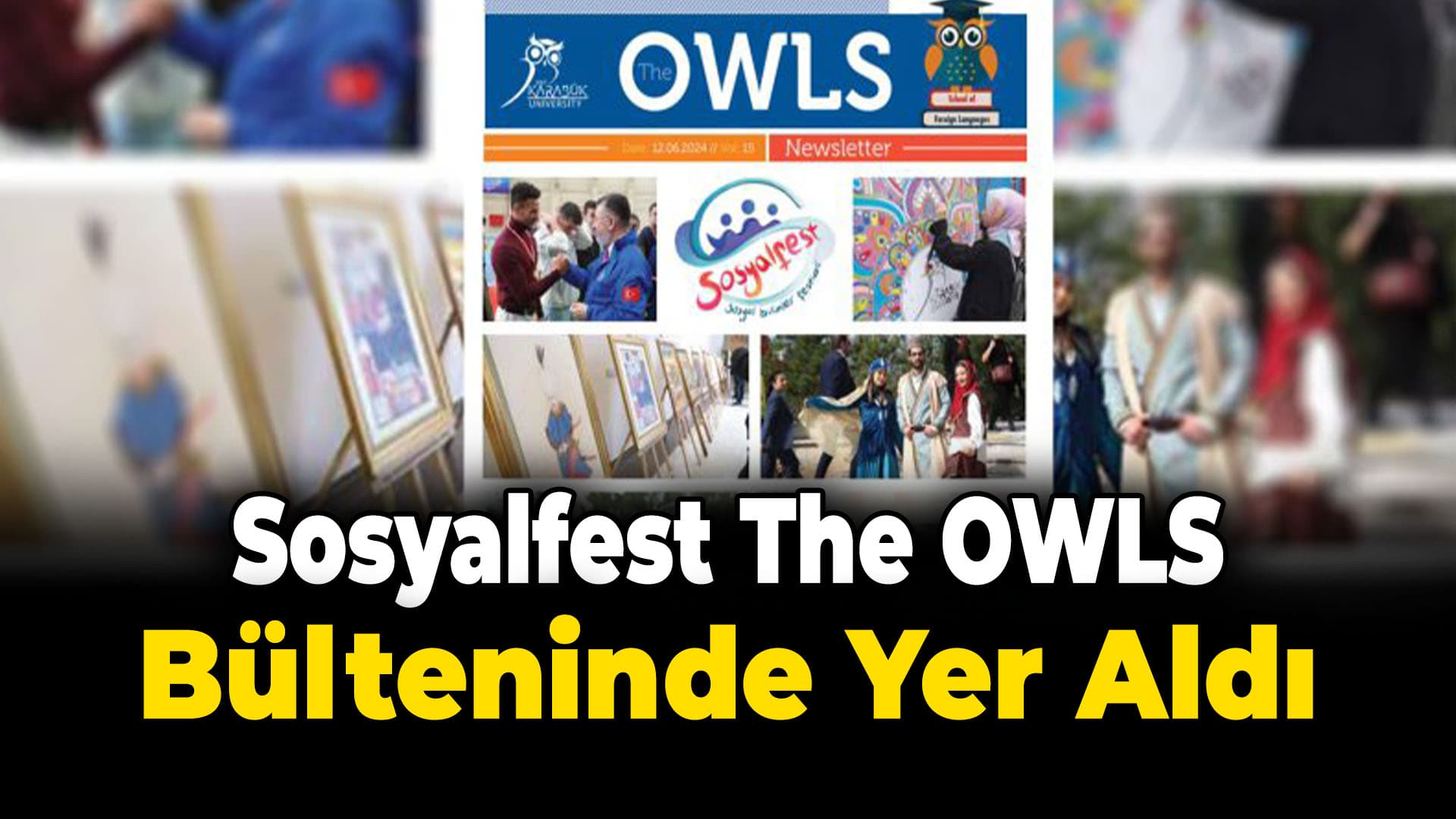 “The Owls Newsletter” Son Sayısında Türkiye’nin İlk Sosyal Bilimler Festivali Sosyalfest’e Yer Verdi