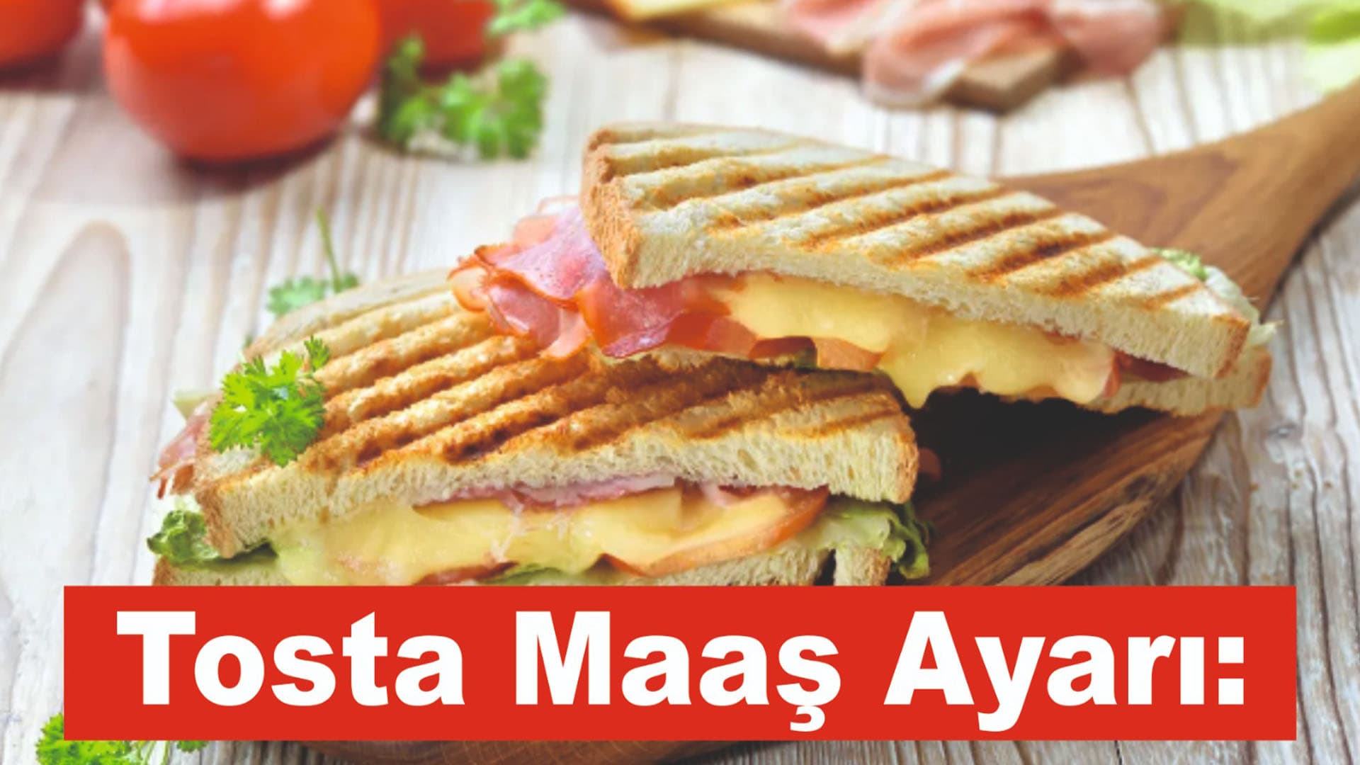 Tosta maaş ayarı: Memur tost 120, asgari ücretli 60, emekli 40 lira