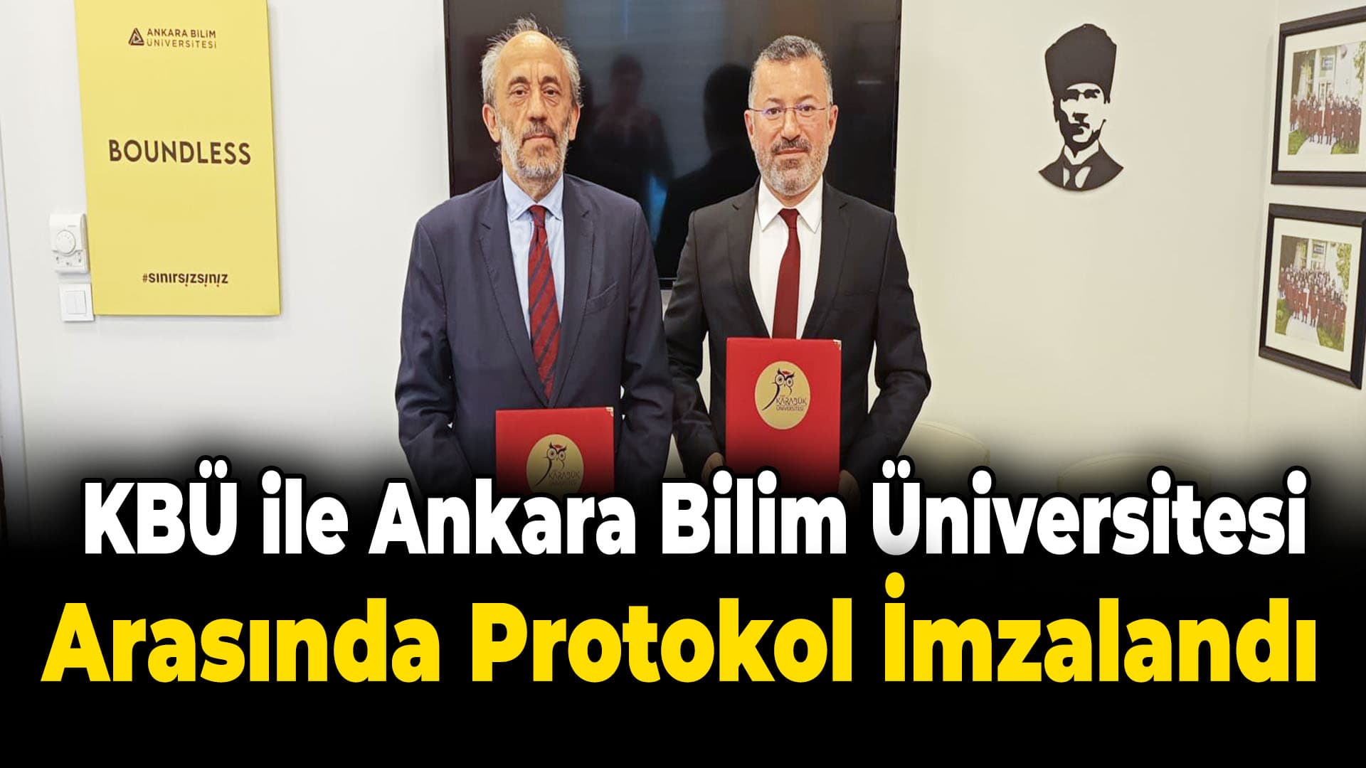 KBÜ ile Ankara Bilim Üniversitesi Arasında Sağlıkfest Kurumsal Paydaş Protokolü