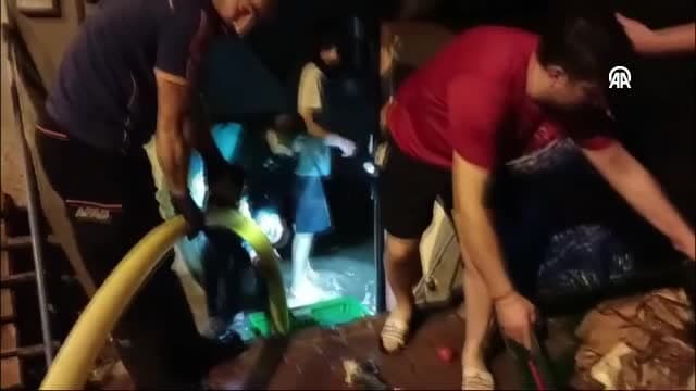 Sinop Valisi Özarslan, yağıştan etkilenen Erfelek ilçesinde incelemede bulundu