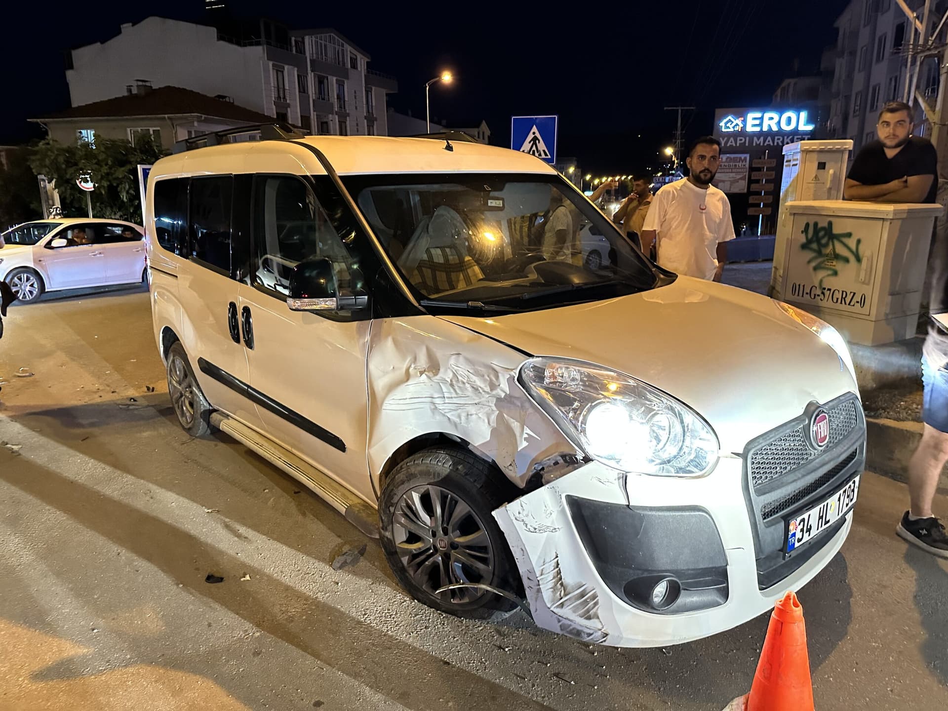 Gerze'de motosikletle otomobilin çarpıştığı kazada 1 kişi yaralandı