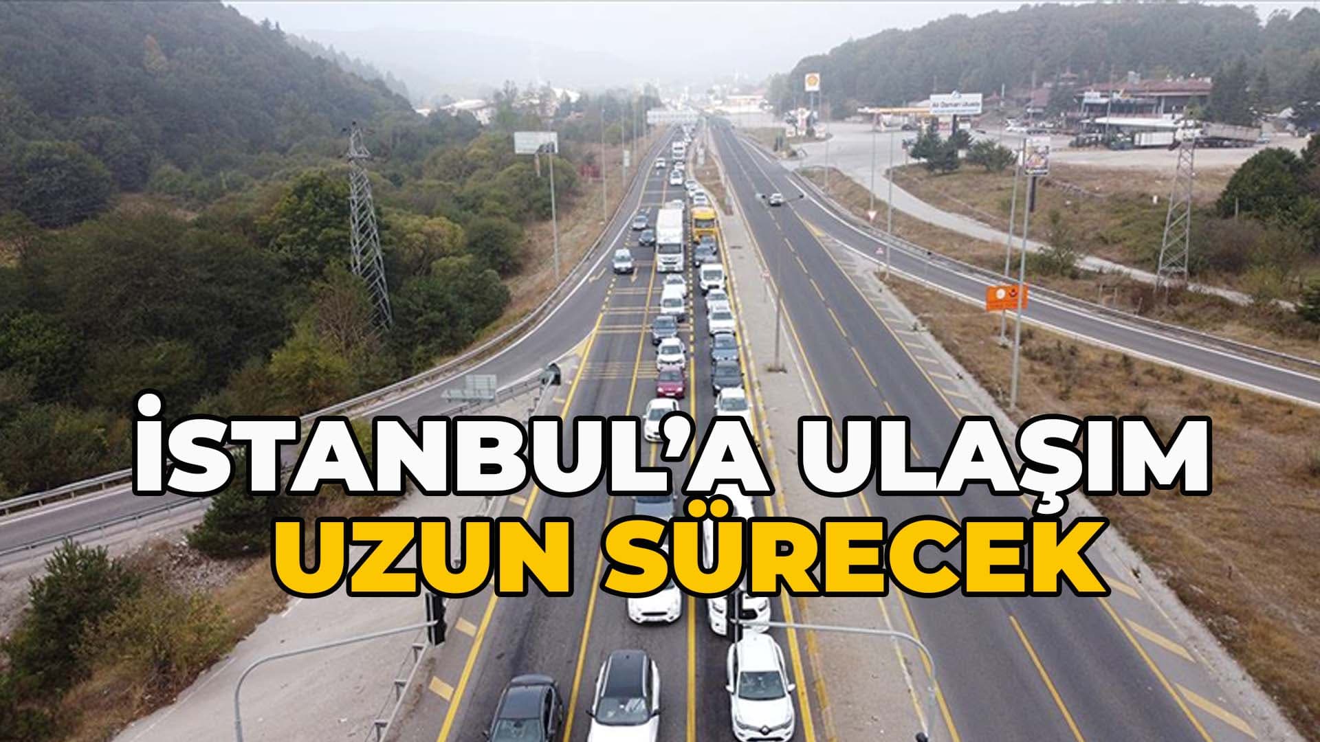 Bolu Dağı geçişinin İstanbul istikameti trafiğe kapatıldı
