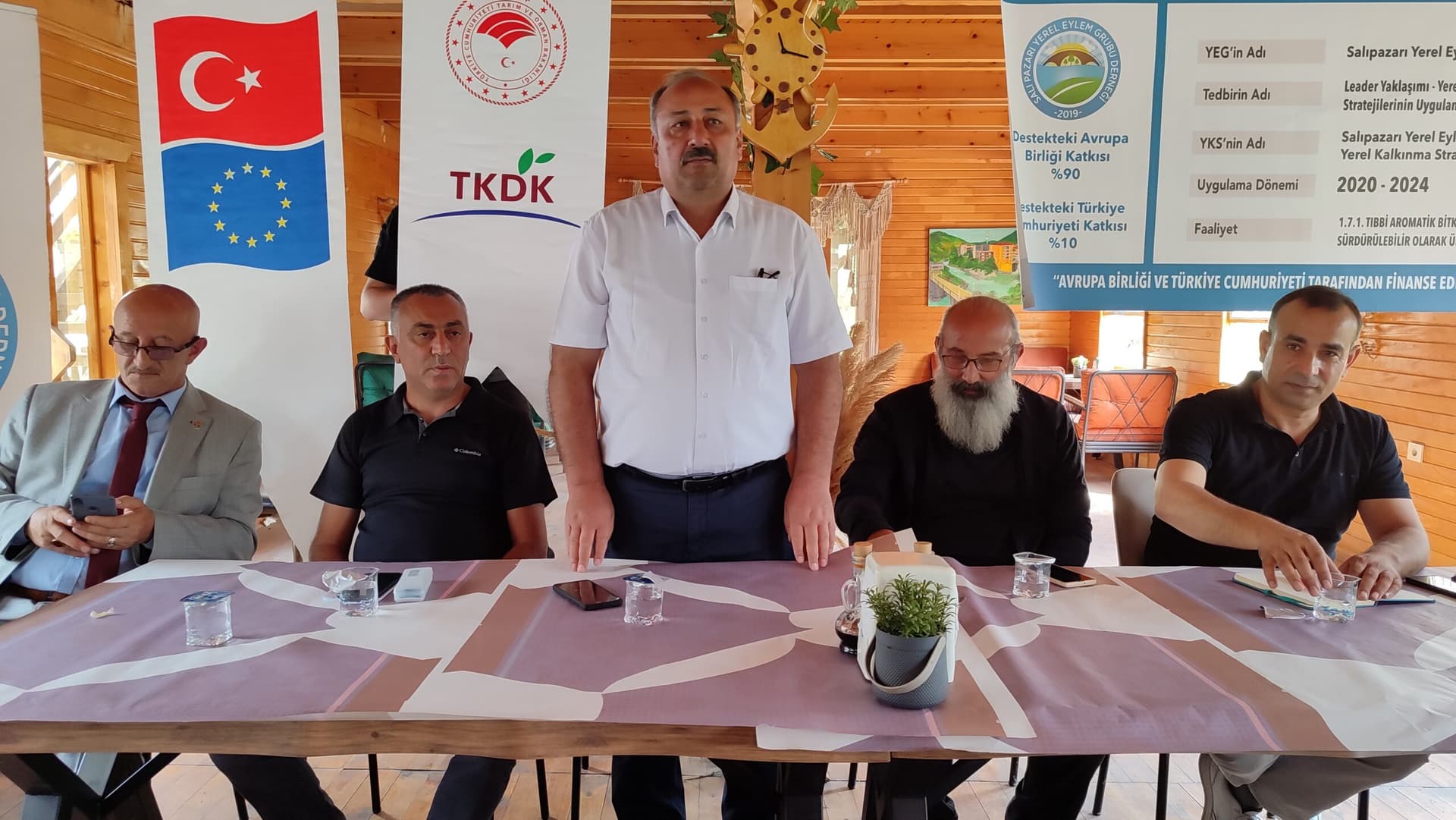 Salıpazarı'nda "Tıbbi aromatik bitki üretilmesi" eğitimi düzenlendi