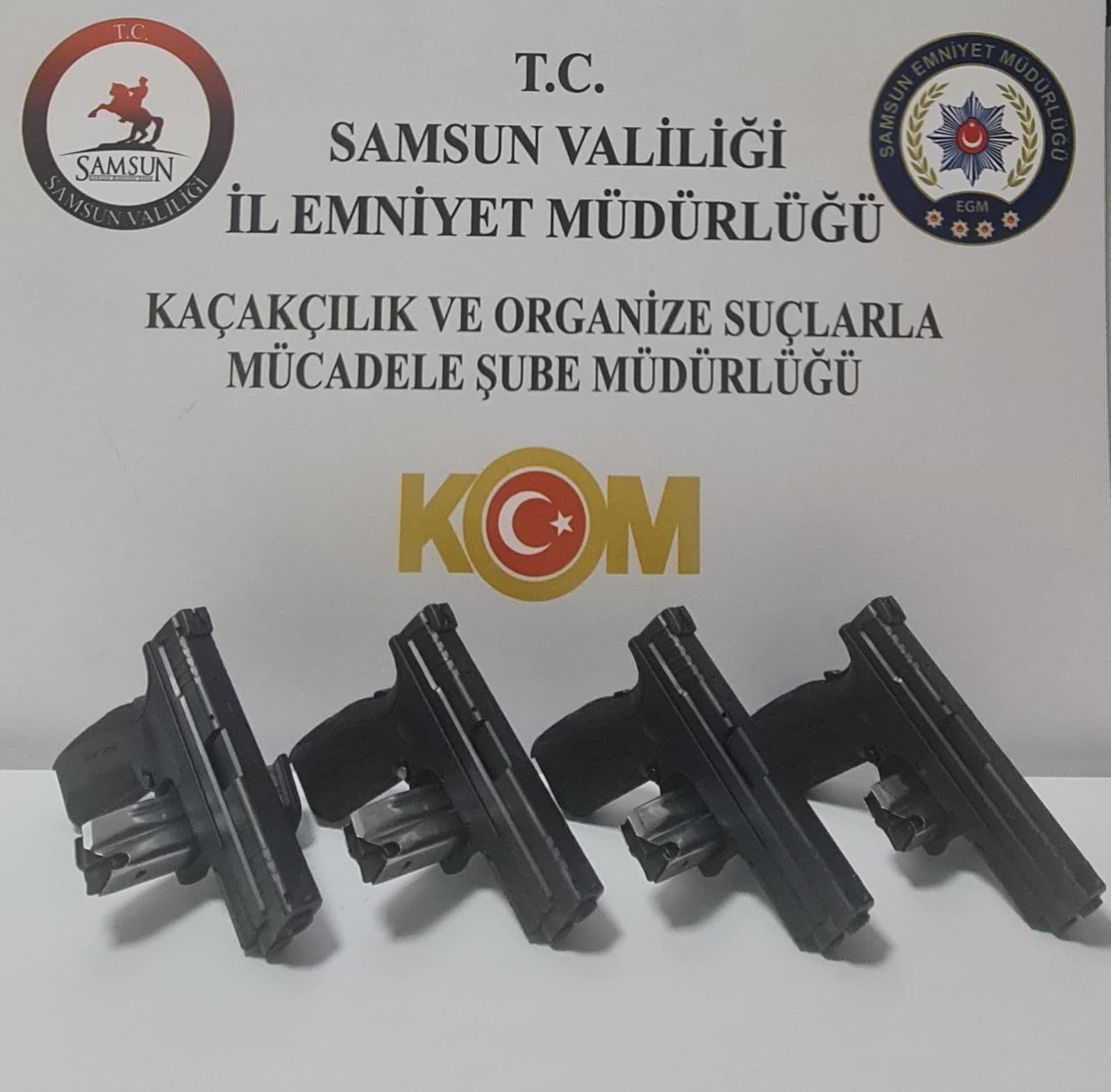 Çarşamba'da silah kaçakçılığı operasyonunda 2 kişi yakalandı