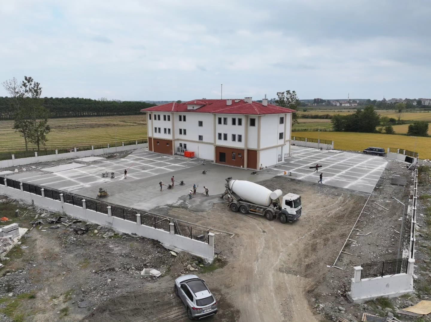 Terme'de yeni jandarma komutanlığı hizmet binası tamamlanıyor