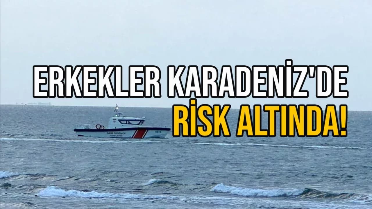 Karadeniz'de Boğulma Tehlikesi Geçiren 5 Kişiden 4'ü Erkek
