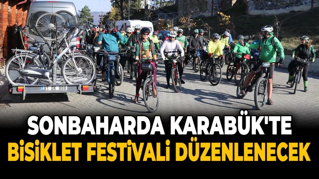 Bisiklet Tutkunları Karabük'te Sonbaharın Renkleri Arasında Pedal Çevirecek