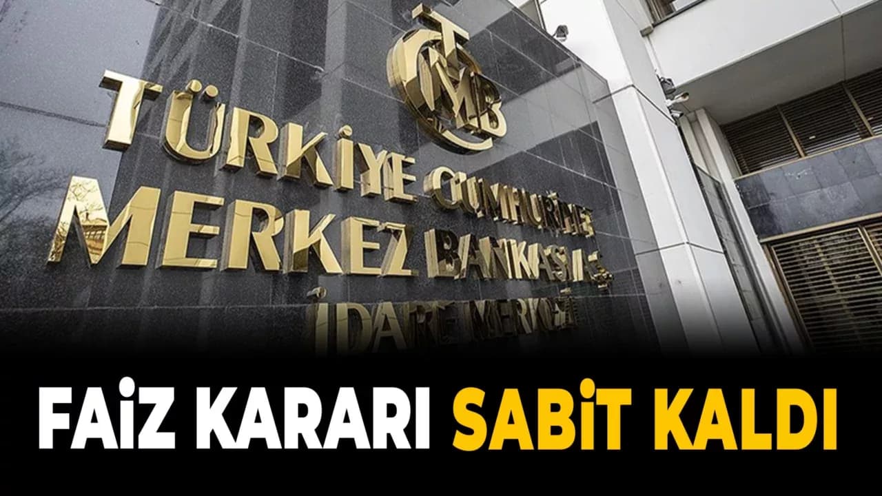 Merkez Bankası, Politika Faizini Yüzde 50'de Sabit Bıraktı