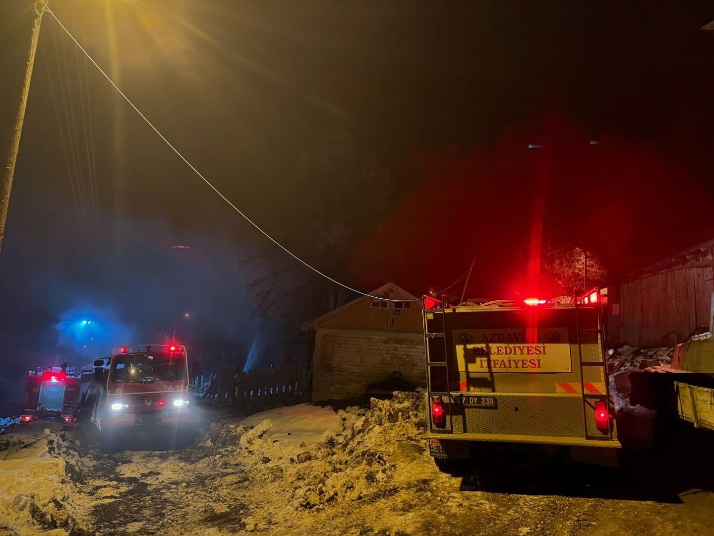 Kastamonu’da alevlere teslim olan konut kullanılmaz hale geldi