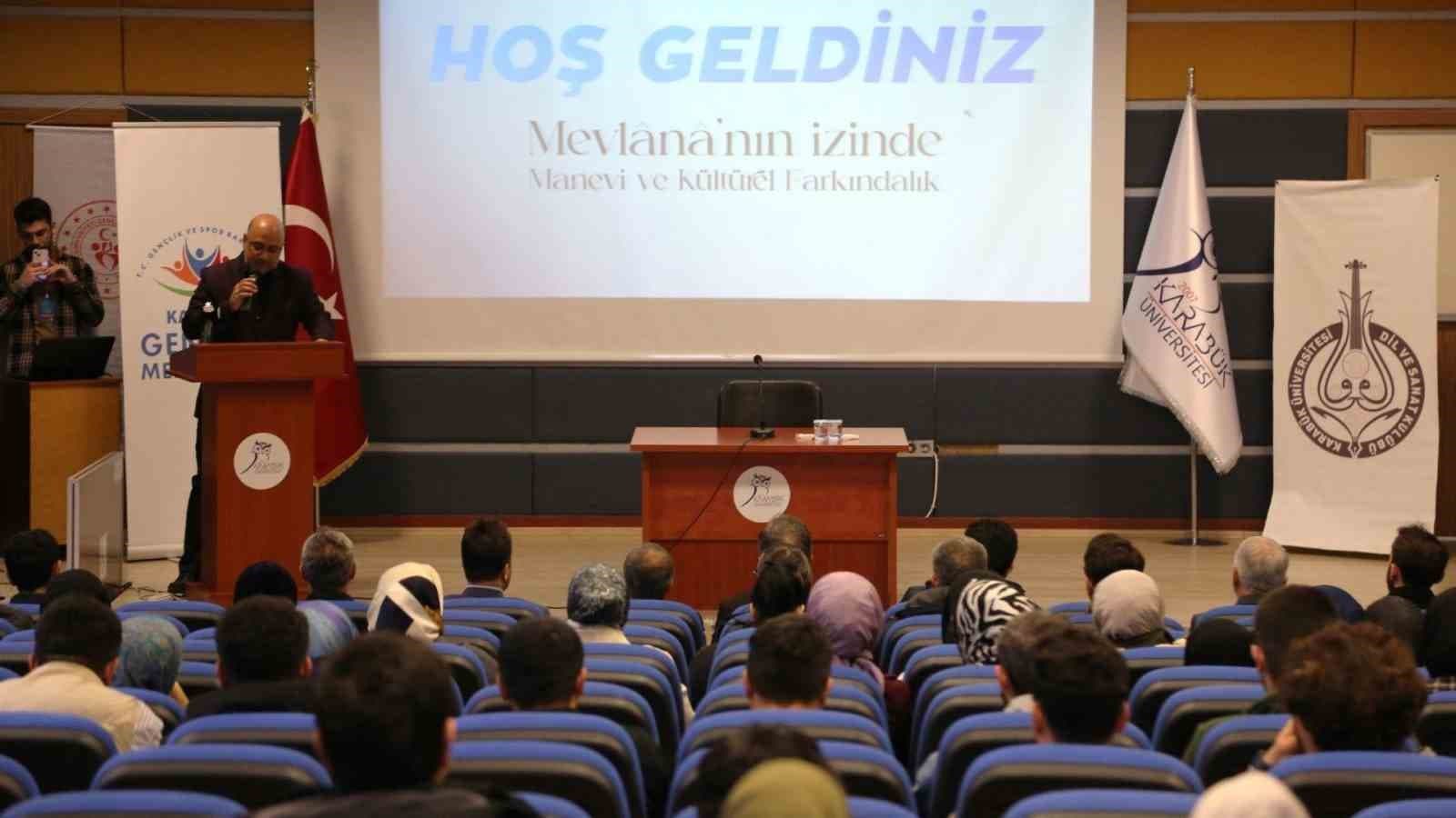 KBÜ’de ‘Mevlana’nın İzinde Manevi ve Kültürel Farkındalık’ aktifliği