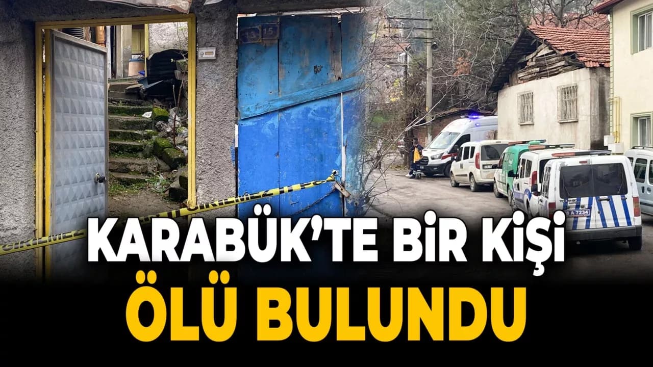 Karabük'te Bir Kişi Evinin Önünde Ölü Bulundu